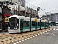 広島電鉄5100形電車　Green mover max　画像wikipedia</a>